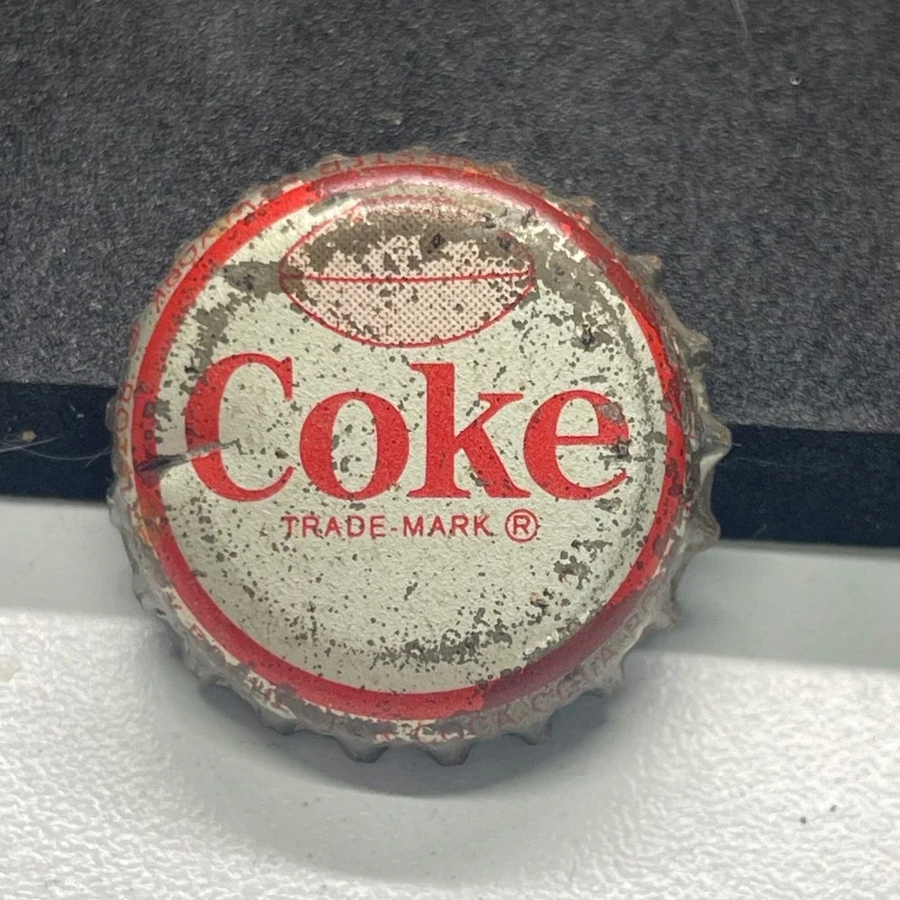Vintage 1960s Coca-Cola Gene‎ Hickerson Cleveland Browns NFL Bottle Cap